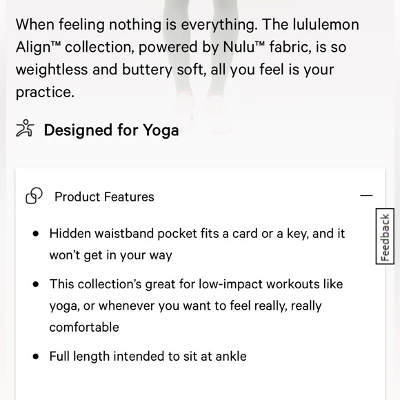 Excellent condition - Lululemon align super high rise in grey sage - size 2, 28” - Picture 3 of 3